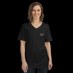 SdeB - Unisex Short Sleeve V-Neck T-Shirt - V2