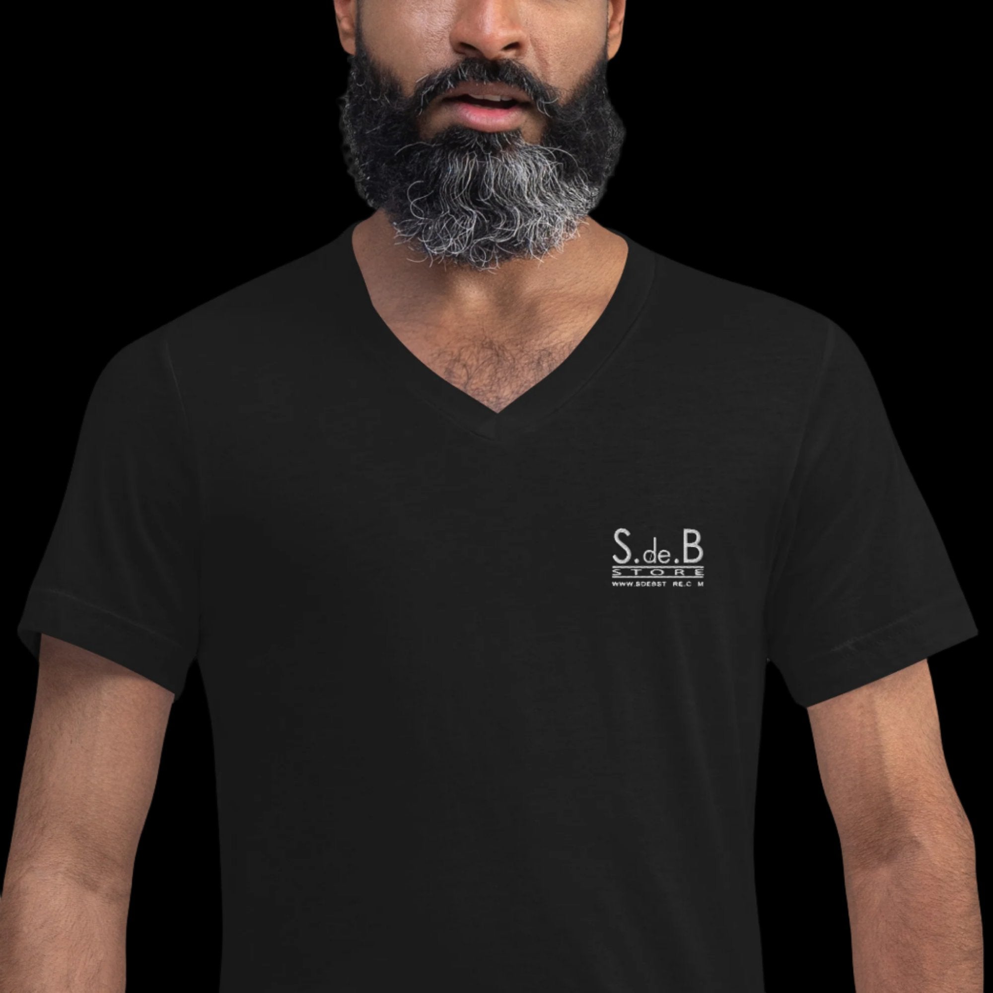 SdeB - Unisex Short Sleeve V-Neck T-Shirt - V2B